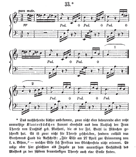 Beethoven Für Elise Noten