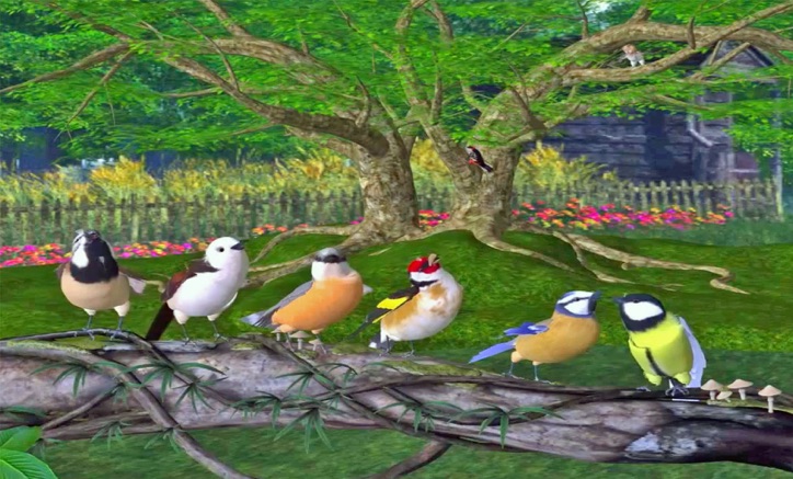 Die Vogelhochzeit (erstellt in Poser Pro)