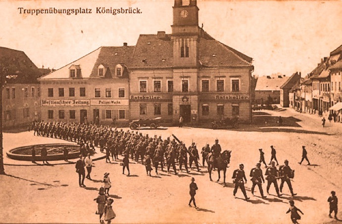 Bildpostkarte um 1914 Königsbrück